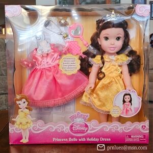 Disney My First Princess Belle w/Holiday Dress
